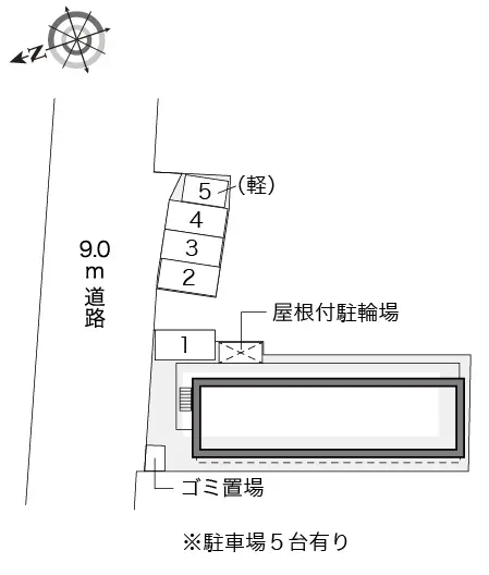 ★手数料０円★四街道市大日　月極駐車場（LP）